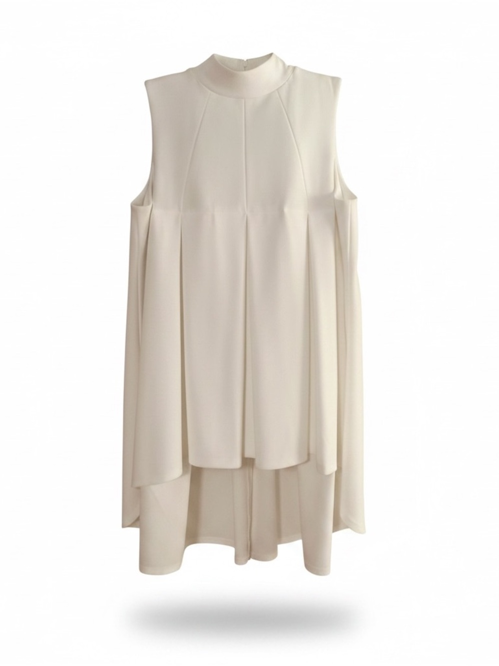 Wearabouts Pleated Mock Neck Top Size Small- NWOT (Not Emilia Wickstead)
